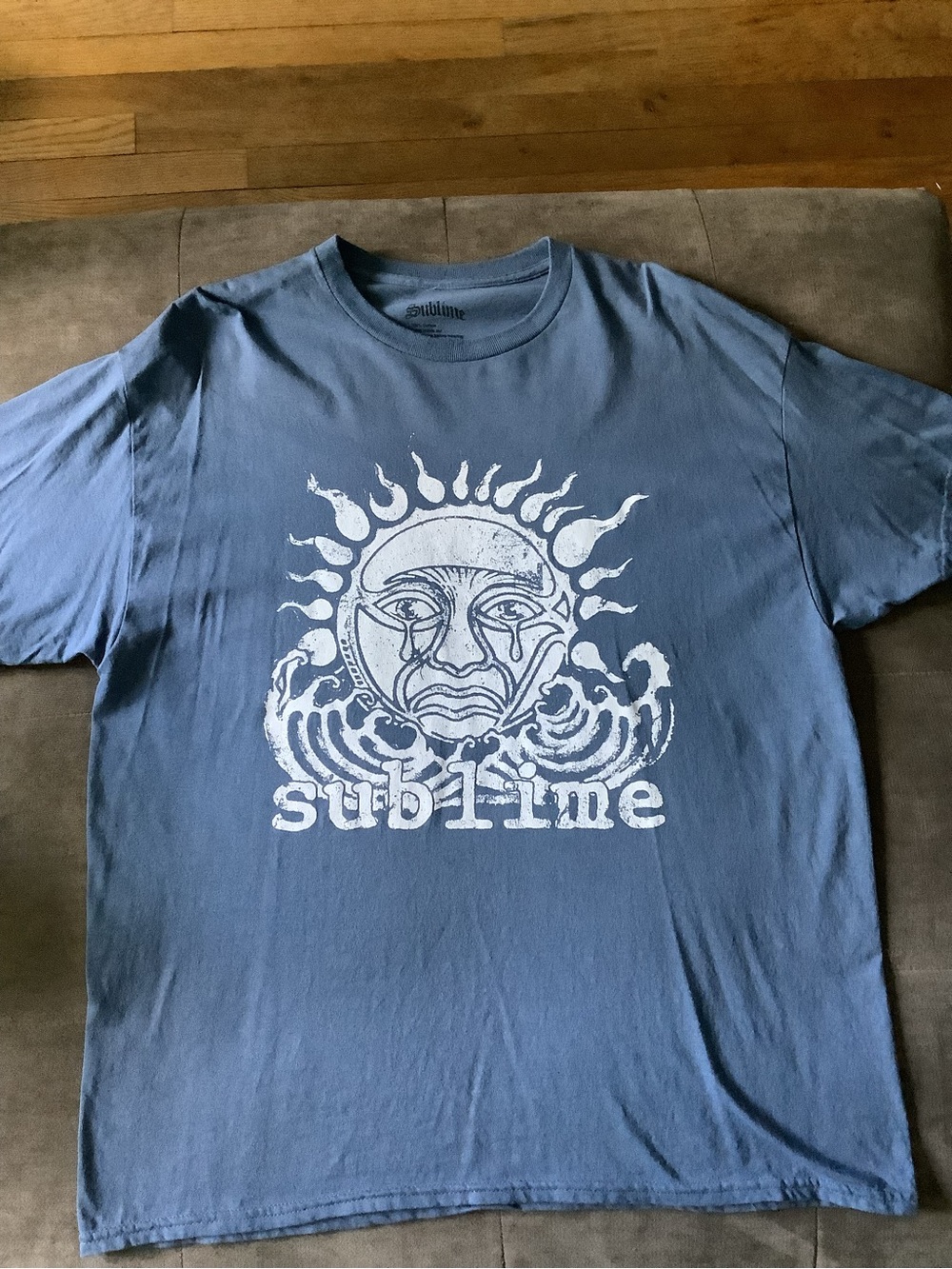 Sublime Blue Graphic Band Tee